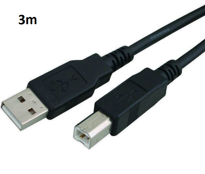 Καλώδιο USB 2.0 για σύνδεση printer / scanner 3m OEM