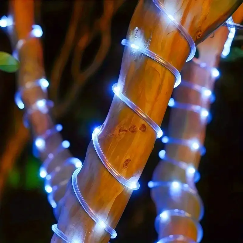 Solar led fotosolinas white ice