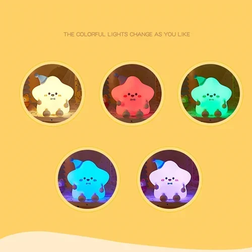 Διακοσμητικό Φωτιστικό USB Σιλικόνης Αστέρι - Image 3