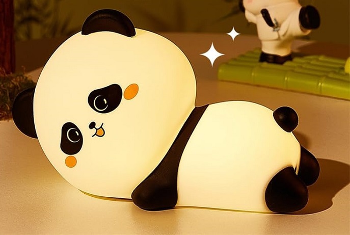Panda Night Light – Διακοσμητικό Φωτιστικό Σιλικόνης για Παιδιά & Μωρά