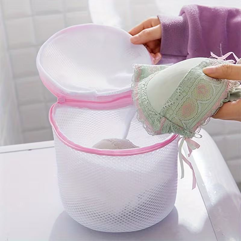 Δικτυωτή Θήκη Πλυντηρίου για Ευαίσθητα Ρούχα με Φερμουάρ - Image 2