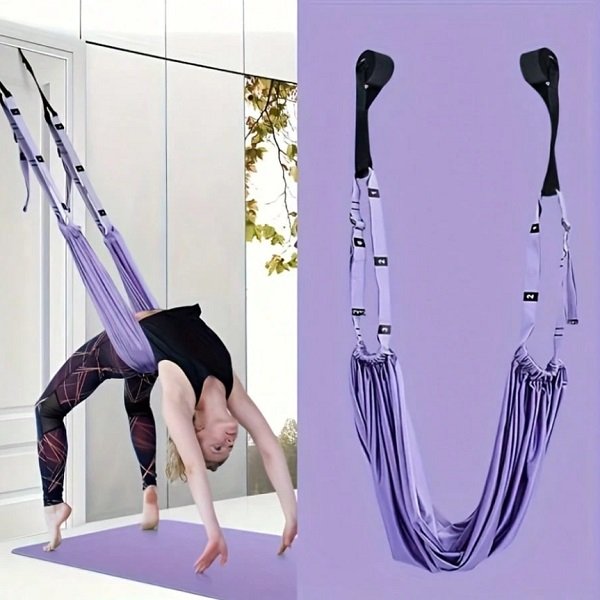 Λάστιχο/Ιμάντας Εναέριας Γιόγκα (Aerial Yoga Rope) Μωβ