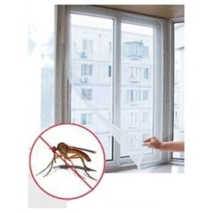 Σίτα εντόμων παραθύρου με αυτοκόλλητο Velcro 150x 200cm λευκό OEM